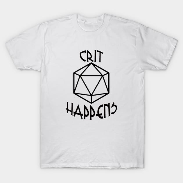 crit happens T-Shirt by rclsivcreative